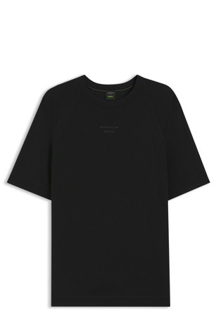 Porsche x BOSS pletena majica s kratkimi rokavi in logotipom