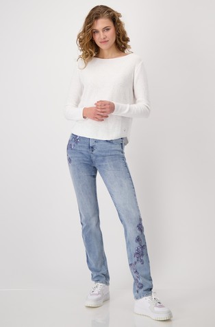 MONARI Sequin jumper White 4