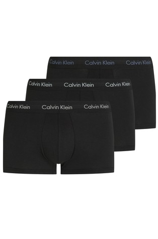 Paket 3 boksaric z nizkim pasom - Cotton stretch