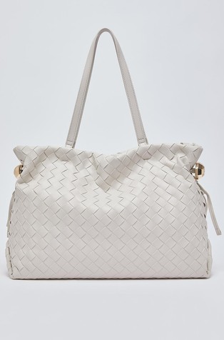 Large woven tote bag