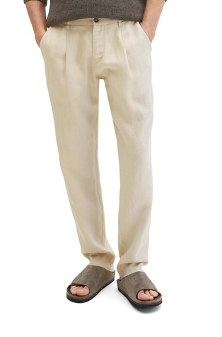 Tapered fit lanene hlače