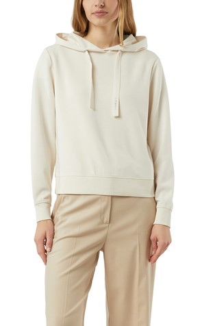 Pulover s kapuco in okrasnimi kamenčki