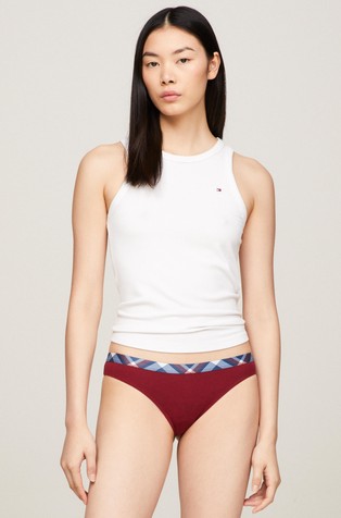 TOMMY HILFIGER Paket 3 tangic s karirastim pasom Večbarvna - Multi Tris 5