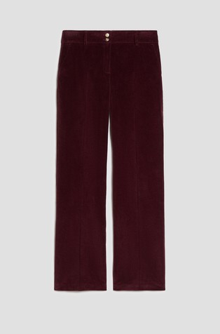 Regular fit corduroy trousers