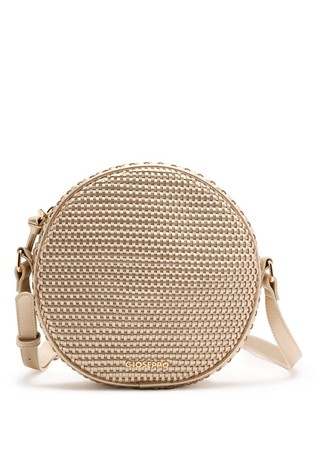 Crossbody bag with braiding