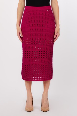 Kvačkano midi krilo