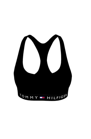 TOMMY HILFIGER Velour Logo Underband Bralette