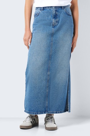 NMELISA denim krilo s stranskima razporkoma