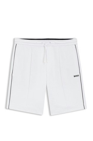 Kratke hlače iz bombažne mešanice s kontrastnimi obrobami