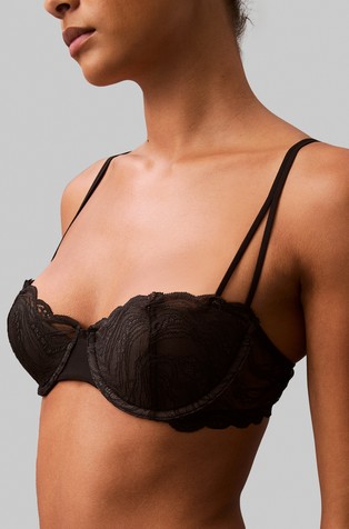 CALVIN KLEIN Balconette Lace Bra - CK Instinct Black 3