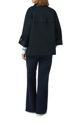 COMMA Relaxed fit jacket with turn-up sleeves Dark Blue 2
