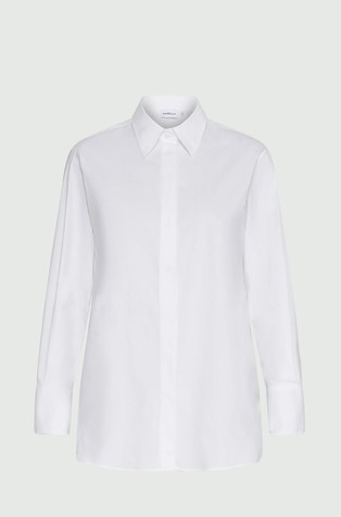 Stretch poplin shirt