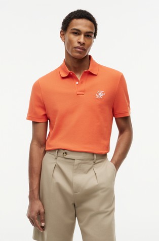 Regular Fit Logo Pique Short-sleeved Polo Shirt