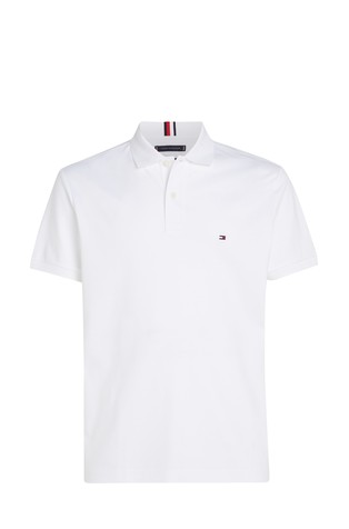 Essential reguar fit polo majica z vezeno zastavico