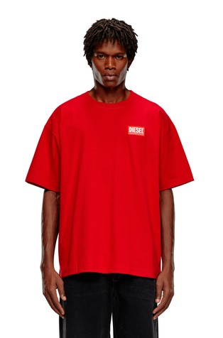 T-shirt with logo patch