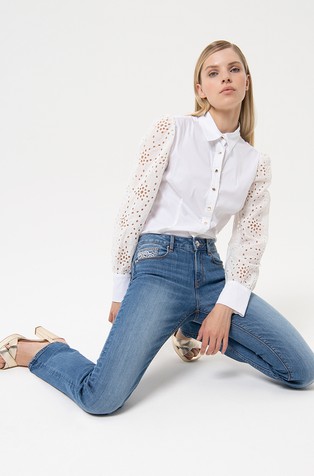 FRACOMINA Straight fit denim jeans Blue 3