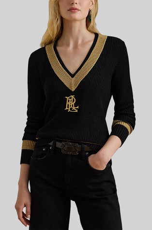 Contrast-trim Cricket Sweater
