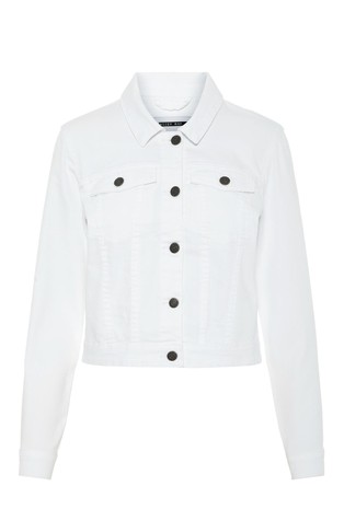 NOISY MAY NMDEBRA denim jacket White 6