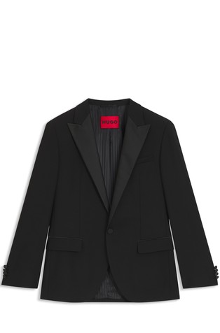 Slim fit smoking suknjič iz raztegljivega žakarda