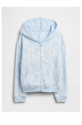Kids Relaxed Gap Logo Zip Hoodie