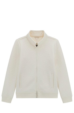 4G Logo Jacquard Full Zip Sweatshirt