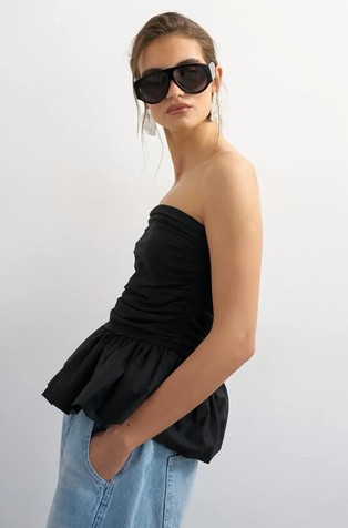 TSCAMILLA bandeau top s peplum naborkom