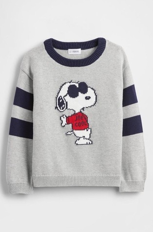 Snoopy pleten pulover za malčke