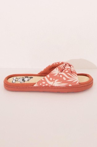 Mickey Mouse print slippers