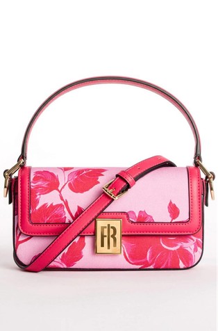 Platnena torbica s cvetličnim vzorcem