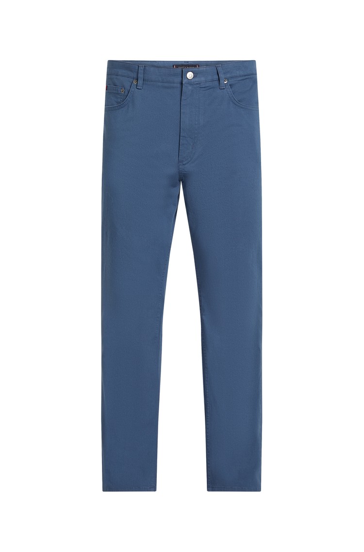 TOMMY HILFIGER Denton Five Pocket Structured Trousers Blue 