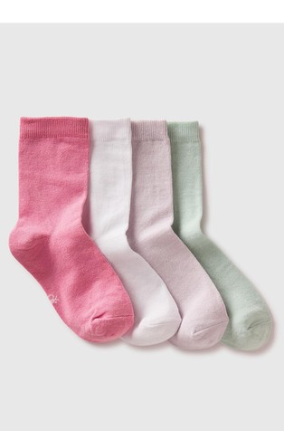 Four pairs of socks in cotton blend