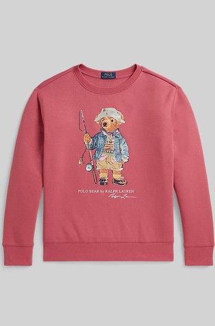 Polo Bear pulover s flisirano notranjostjo