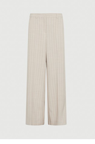 Relaxed-fit striped trousers