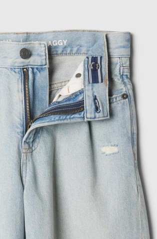GAP Kids Baggy Jeans Light Wash 4