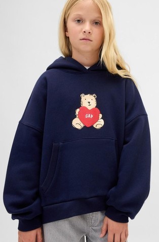 Gap Arch logo pulover s kapuco za deklice