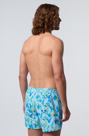 NORTH SAILS Swim shorts with graphic print Blue / Green 3