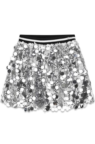 Sequined Mini Skirt