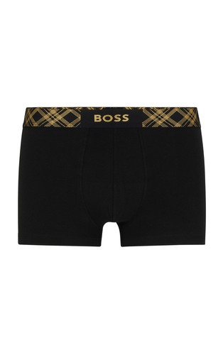 HUGO BOSS Darilni paket nogavic in boksaric iz bombažne mešanice Črna - Black 6