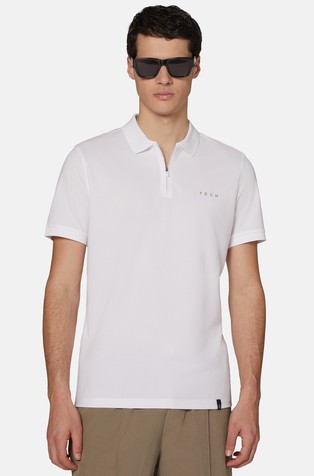 High-Performance Piqué Polo Shirt