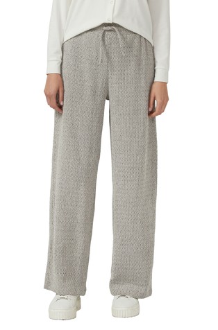 Strukturirane hlače z zatezno vrvico