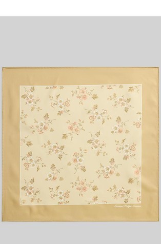 Floral Silk Square Scarf