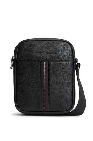 Faux-leather Crossbody Reporter Bag