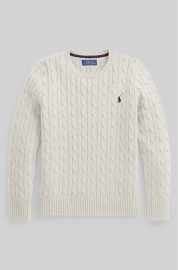 RALPH LAUREN Cable-Knit Cotton Sweater Nevis 