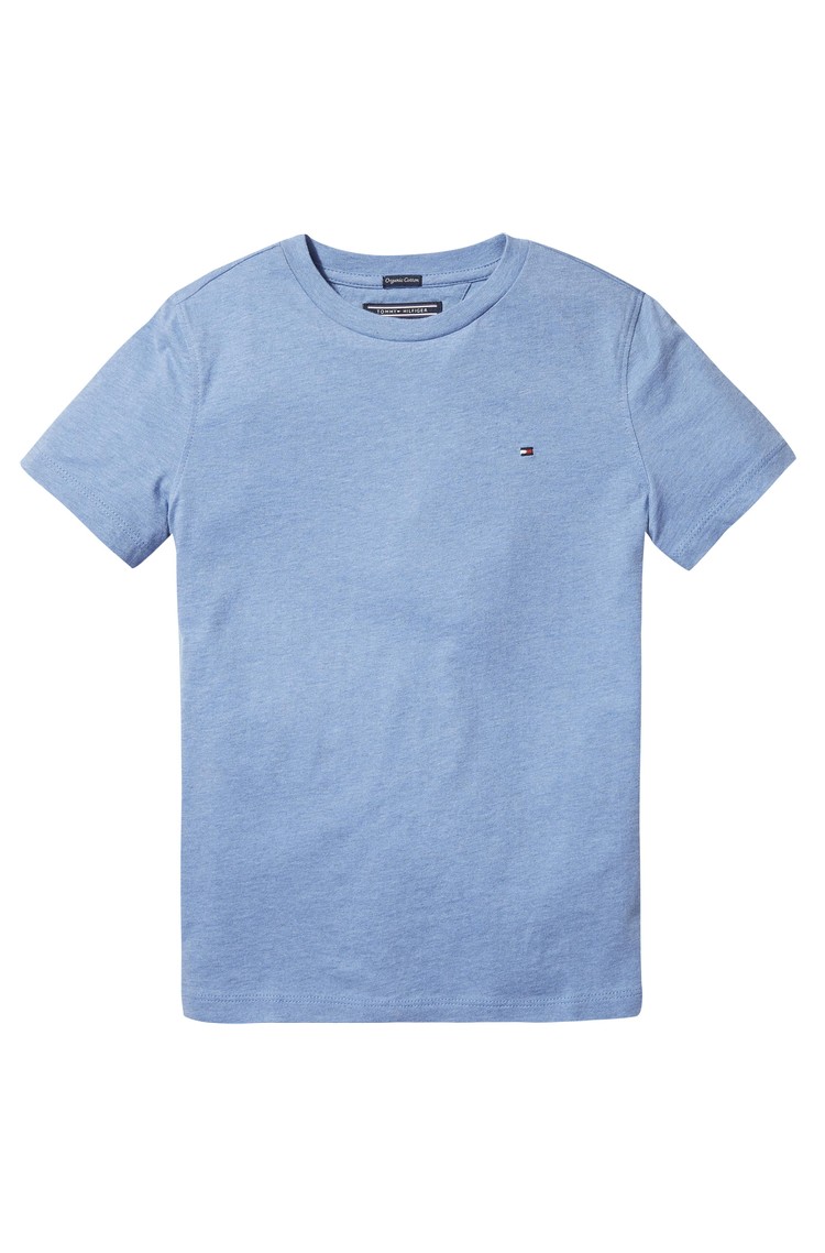 TOMMY HILFIGER Essential majica s kratkimi rokavi Modra - Light Blue 