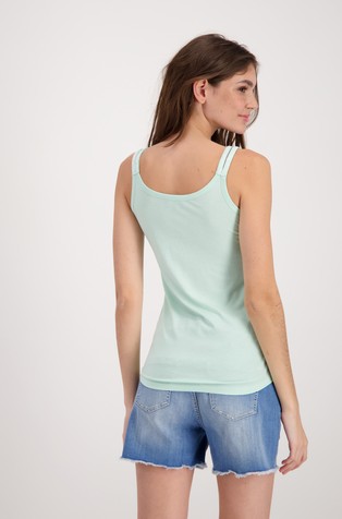 MONARI Tank top with split straps Blue 2