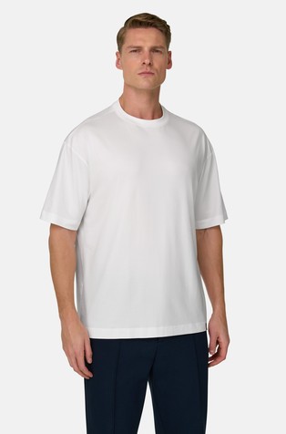 Relaxed fit majica s kratkimi rokavi iz S.Cafè jerseya