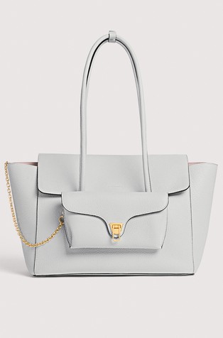 Double Beat leather large bag