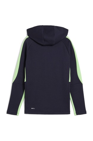 PUMA Evostripe Full-Zip Hoodie Youth Dark Blue / Green 2