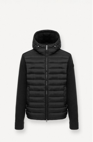 Hybrid hooded jacket