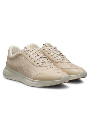 Leather trainers